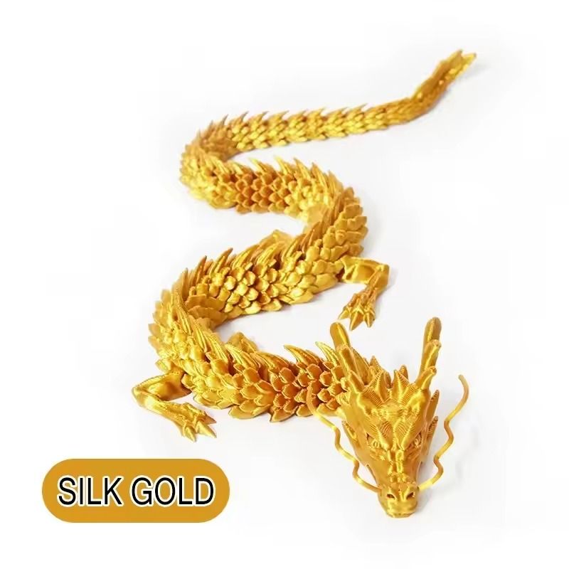 Huge 3D Printed Jointed Dragon Figurine Decoration 90cm 6