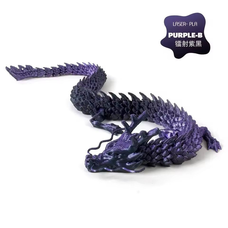 Huge 3D Printed Jointed Dragon Figurine Decoration 90cm 7