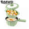 Multifunction Electric Mini Skillet And Hotpot Cooker With Ceramic Glaze Liner 0