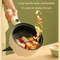 Multifunction Electric Mini Skillet And Hotpot Cooker With Ceramic Glaze Liner 3