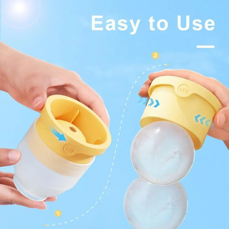 Round Silicone Ice Ball Maker Mold For Whiskey And Cocktails 1