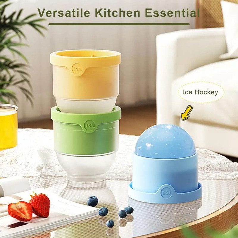 Round Silicone Ice Ball Maker Mold For Whiskey And Cocktails 2