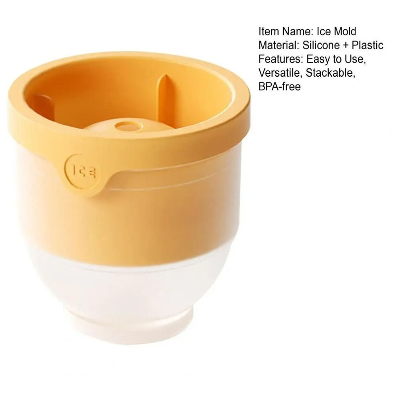 Round Silicone Ice Ball Maker Mold For Whiskey And Cocktails 5