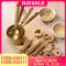 Gold Measuring Cups And Spoons Set For Baking And Cooking 8 Piece 0