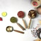 Gold Measuring Cups And Spoons Set For Baking And Cooking 8 Piece 3