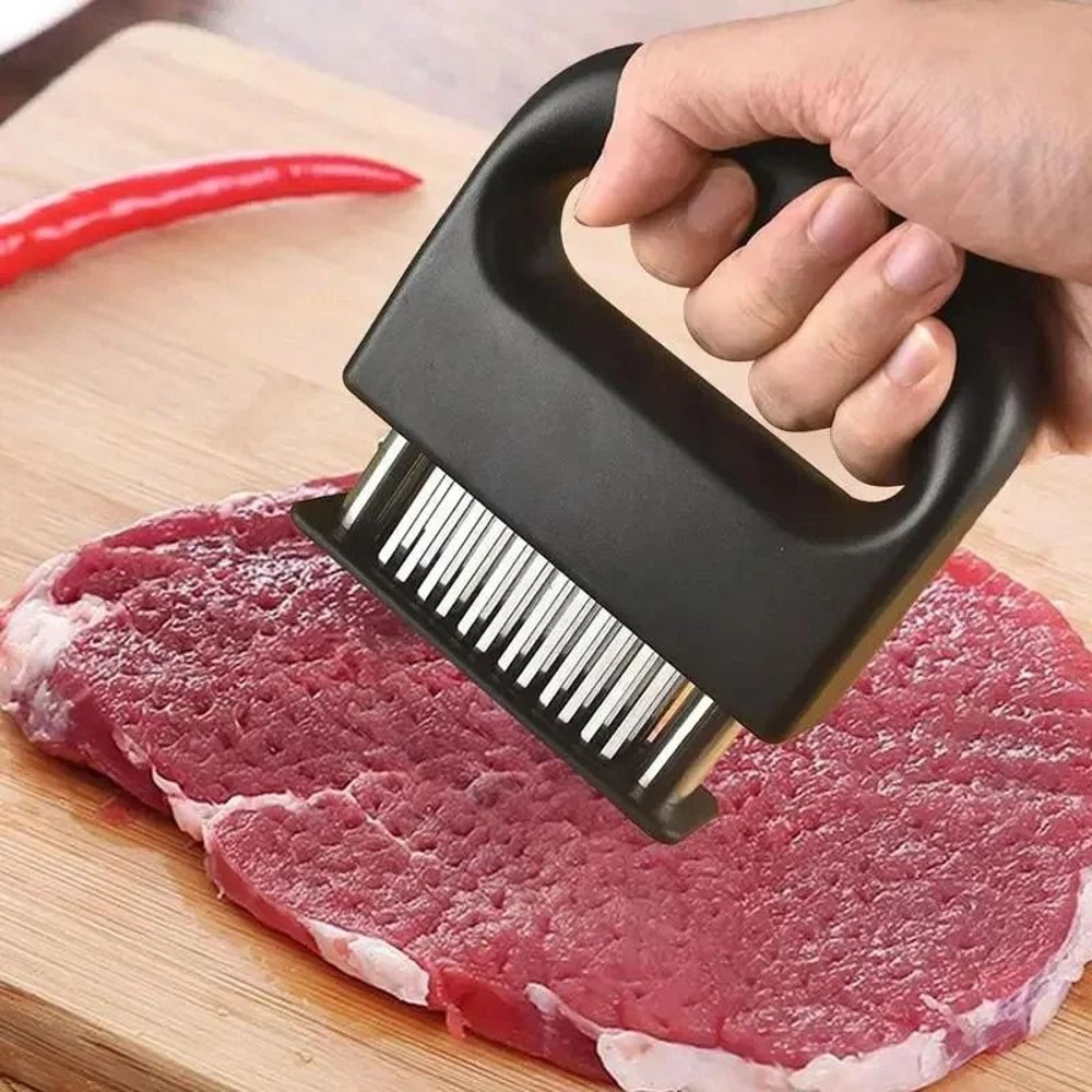 Stainless Steel Blade Meat Tenderizer Tool For Steak And Beef Preparation 2