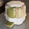 Large Rotating Food Storage Container With 360 Degree Dispenser For Rice And Grains 4