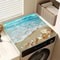 Starfish And Seashell Washer And Dryer Top Mat Dust Protection Cover For Laundry Room 1