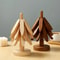 Wooden Tree Design Trivet Set Heat Resistant Table Mats For Pots And Cookware 0