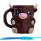 Highland Cow Ice Pint Holder With Antifreeze Handle For Ice Cream And Cold Drinks 14