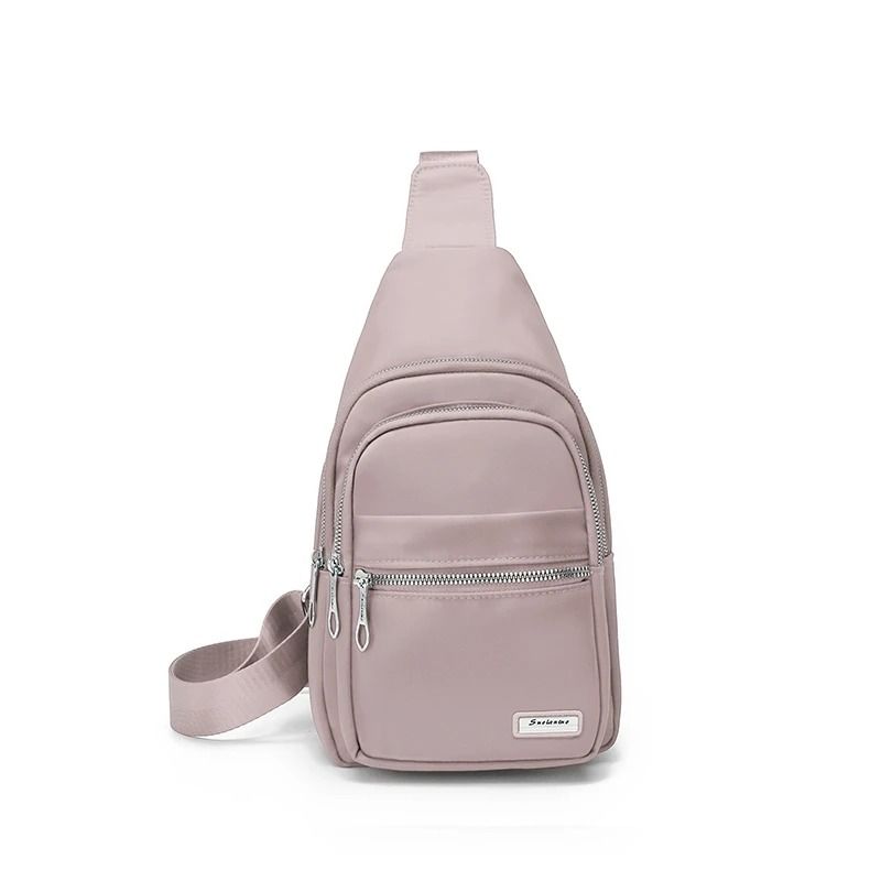 Outdoor Nylon Chest Bag For Women Lightweight Commuting Small Backpack 9