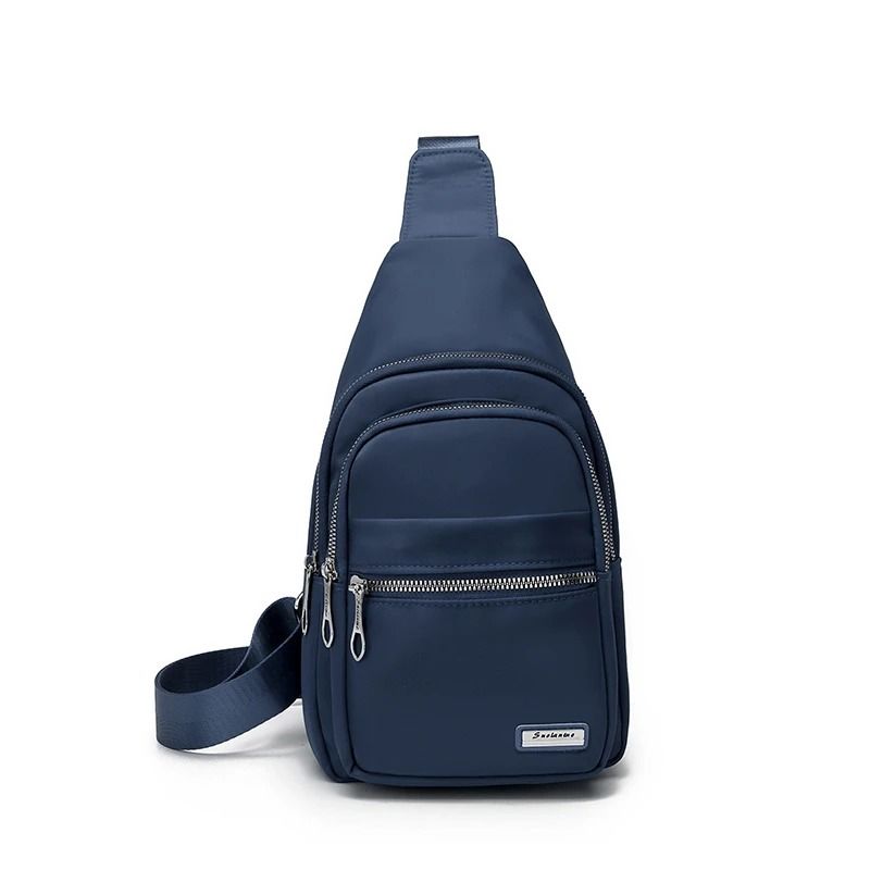 Outdoor Nylon Chest Bag For Women Lightweight Commuting Small Backpack 11