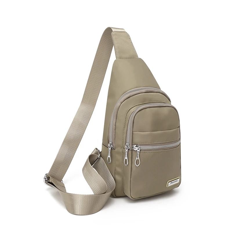 Outdoor Nylon Chest Bag For Women Lightweight Commuting Small Backpack 3