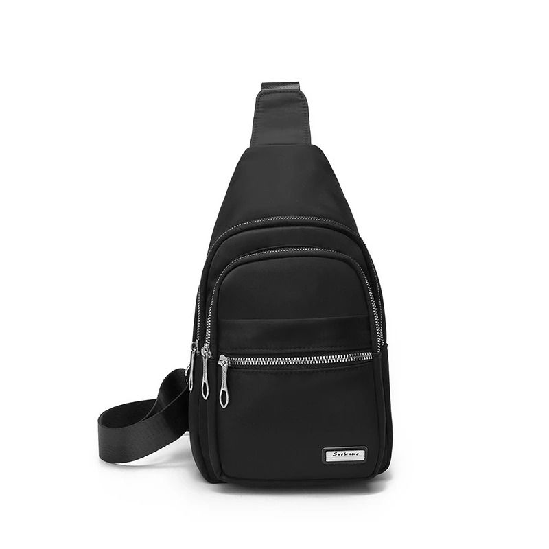 Outdoor Nylon Chest Bag For Women Lightweight Commuting Small Backpack 8