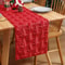 3D Green Christmas Tree Table Runner With Thickened Sequins For Holiday Dining Decor 8