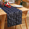 3D Green Christmas Tree Table Runner With Thickened Sequins For Holiday Dining Decor 13