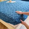 Winter Warm Bed Sheet With Elastic Band Soft Coral Fleece Fitted Mattress Cover 9