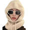 Knitted Hooded Winter Balaclava Hat For Women With Warm Neck Collar 5