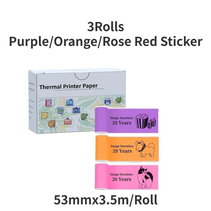 Mini Sticker Printer Inkless Thermal Pocket Bluetooth Printer For Photos And Memos 11