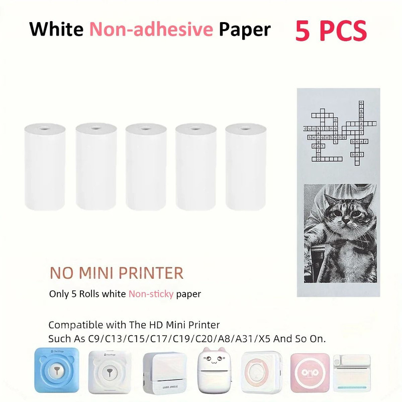 Mini Sticker Printer Inkless Thermal Pocket Bluetooth Printer For Photos And Memos 14