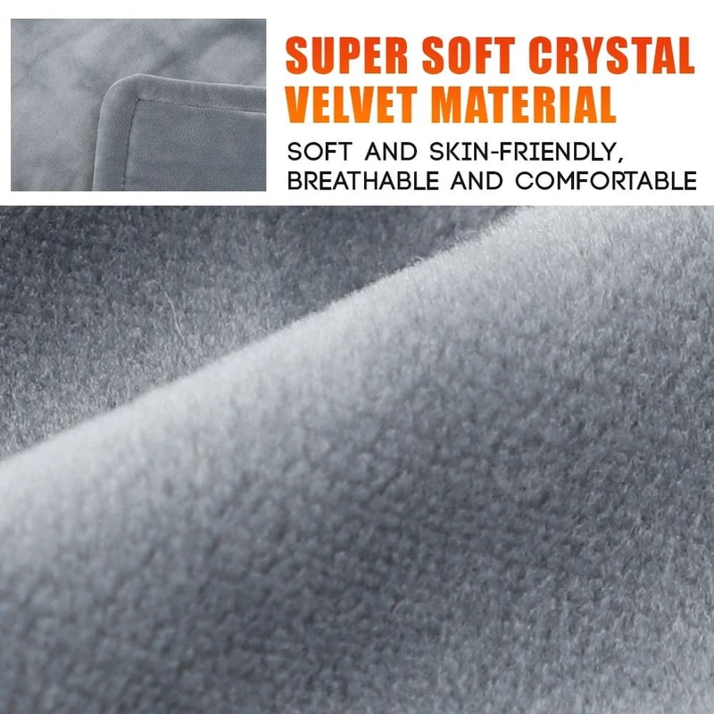 Electric Soft Heating Massage Shawl Blanket For Neck And Back With Adjustable Heat Settings 3