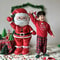 Giant Inflatable Santa Claus Aluminum Film Balloon Indoor Yard Christmas Decoration Santa Gift Ball 0