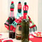 Christmas Wine Bottle Cover Mini Santa Elk Scarf And Hat Wine Bottle Gift For Xmas Tree Christmas P 3