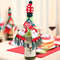 Christmas Wine Bottle Cover Mini Santa Elk Scarf And Hat Wine Bottle Gift For Xmas Tree Christmas P 7