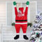 Climbing Santa Decor Large Polyester Santa For Indoor And Outdoor Christmas Decoration 0