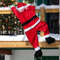 Climbing Santa Decor Large Polyester Santa For Indoor And Outdoor Christmas Decoration 1
