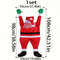 Climbing Santa Decor Large Polyester Santa For Indoor And Outdoor Christmas Decoration 2