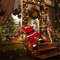 Climbing Santa Decor Large Polyester Santa For Indoor And Outdoor Christmas Decoration 3