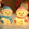 Cute Snowman Silicone Light Soft Night Light LED Bedside Lamp Ambient Light For Bedroom Christmas G 0
