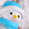 Cute Snowman Silicone Light Soft Night Light LED Bedside Lamp Ambient Light For Bedroom Christmas G 3