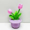 Artificial Tulip Table Lamp Bedside Night Light Flower Ambient LED Home Decoration 9