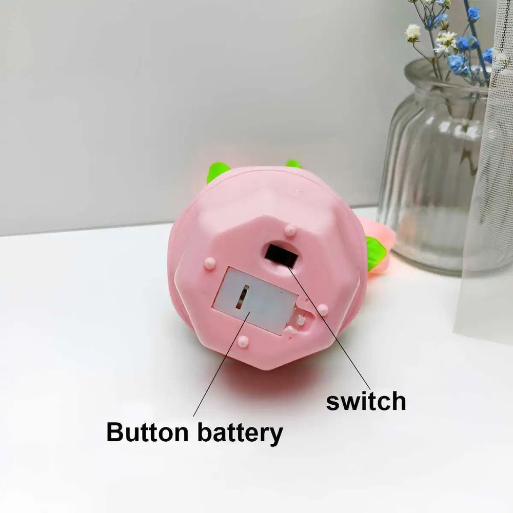 Artificial Tulip Table Lamp Bedside Night Light Flower Ambient LED Home Decoration 4