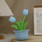 Artificial Tulip Table Lamp Bedside Night Light Flower Ambient LED Home Decoration 7
