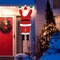 Santa Claus Climbing Wall Hanging Decoration Christmas Outdoor Ornament Polyester Holiday Decor 3