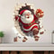 Santa Claus Wall Sticker Self Adhesive Vinyl Christmas Decoration For Living Room Bedroom And Windo 0
