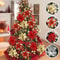 Glitter Artificial Flowers 14cm Fake Christmas Flowers Tree Ornament Holiday Decoration 0