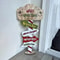 Christmas Cartoon Character Standing Block Set Holiday Tabletop Wood Decor 0