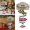 Christmas Cartoon Character Standing Block Set Holiday Tabletop Wood Decor 1