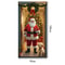 Santa Claus Christmas Door Cover Festive Holiday Hanging Decoration 2