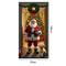 Santa Claus Christmas Door Cover Festive Holiday Hanging Decoration 4