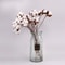 Artificial Cotton Flower Branch With Eucalyptus Leaves Home Wedding Decor 3