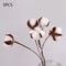 Artificial Cotton Flower Branch With Eucalyptus Leaves Home Wedding Decor 7