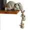Cute Elephant Hug Baby Figurines Resin Home Decor Set 3