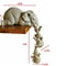 Cute Elephant Hug Baby Figurines Resin Home Decor Set 5