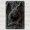 Gargoyle Vintage Aluminum Wall Sign Weatherproof Home And Halloween Decor 0