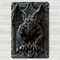 Gargoyle Vintage Aluminum Wall Sign Weatherproof Home And Halloween Decor 0